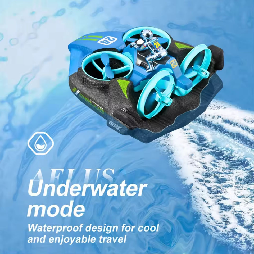 🚁🚗💧 3-in-1 RC Drone Car
