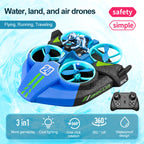🚁🚗💧 3-in-1 RC Drone Car