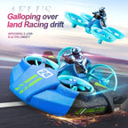 🚁🚗💧 3-in-1 RC Drone Car