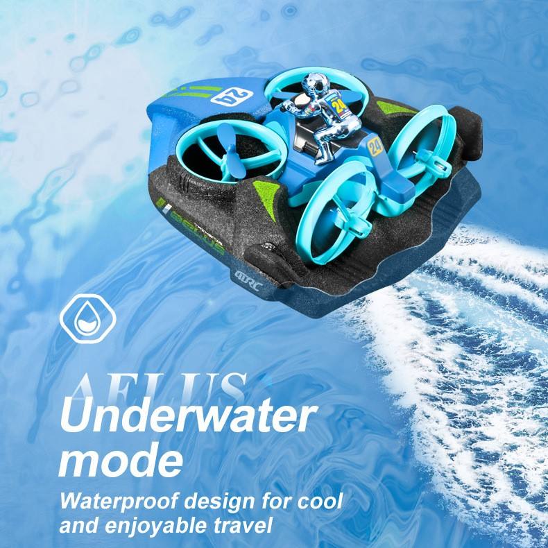 🚁🚗💧 3-in-1 RC Drone Car
