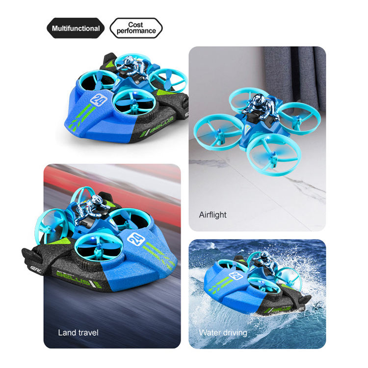 🚁🚗💧 3-in-1 RC Drone Car